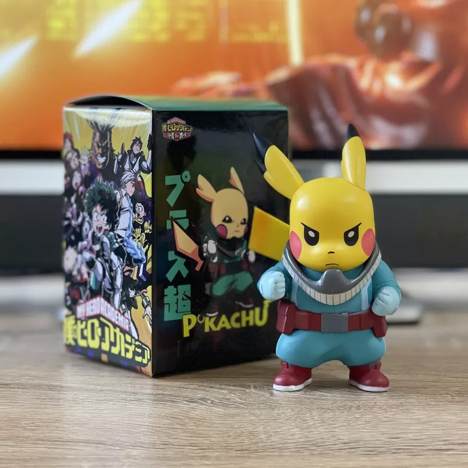 Pokemon figurine pikachu my hero academia deku all might ou bakugo