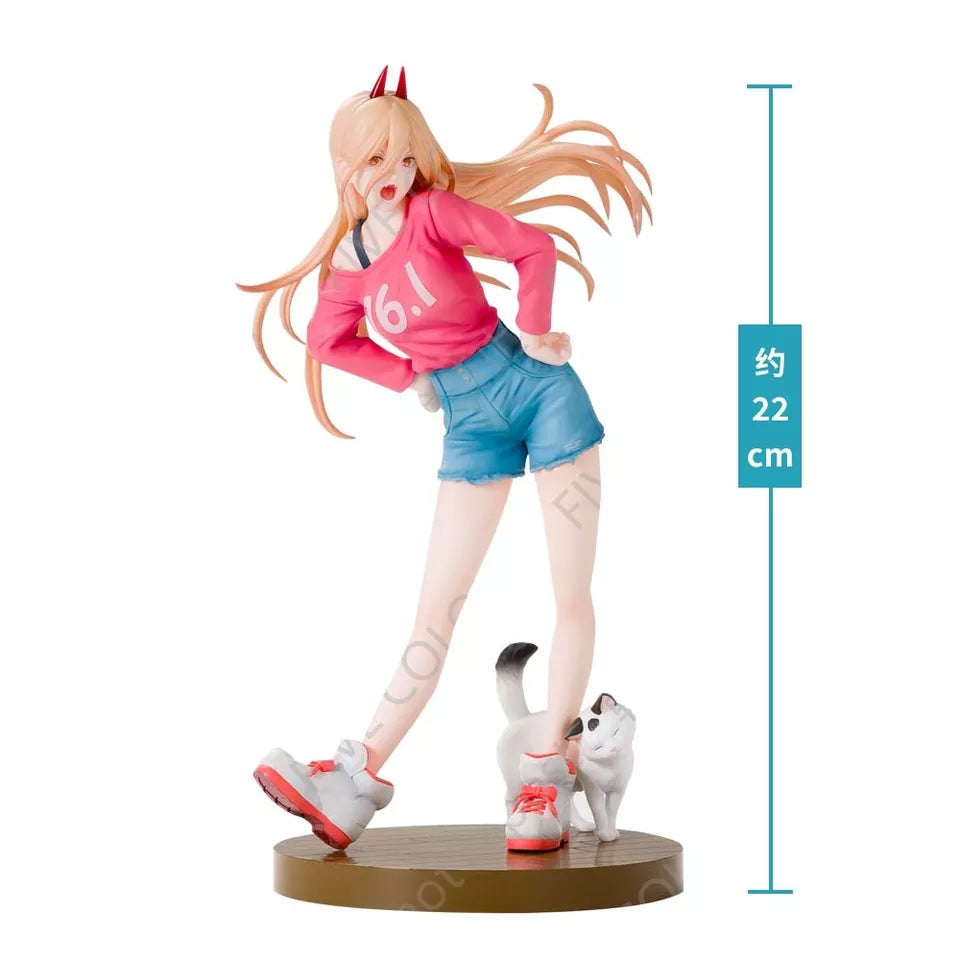 Figurine chainsaw man statuette power 20cm