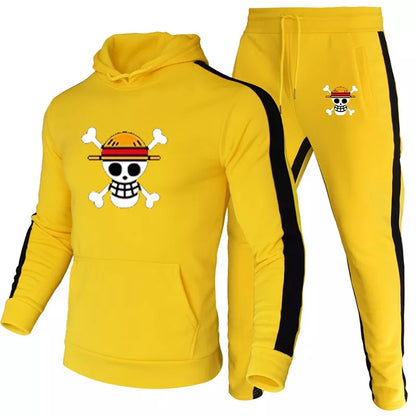 One piece ensemble sport pull a capuche et jogging collection manga