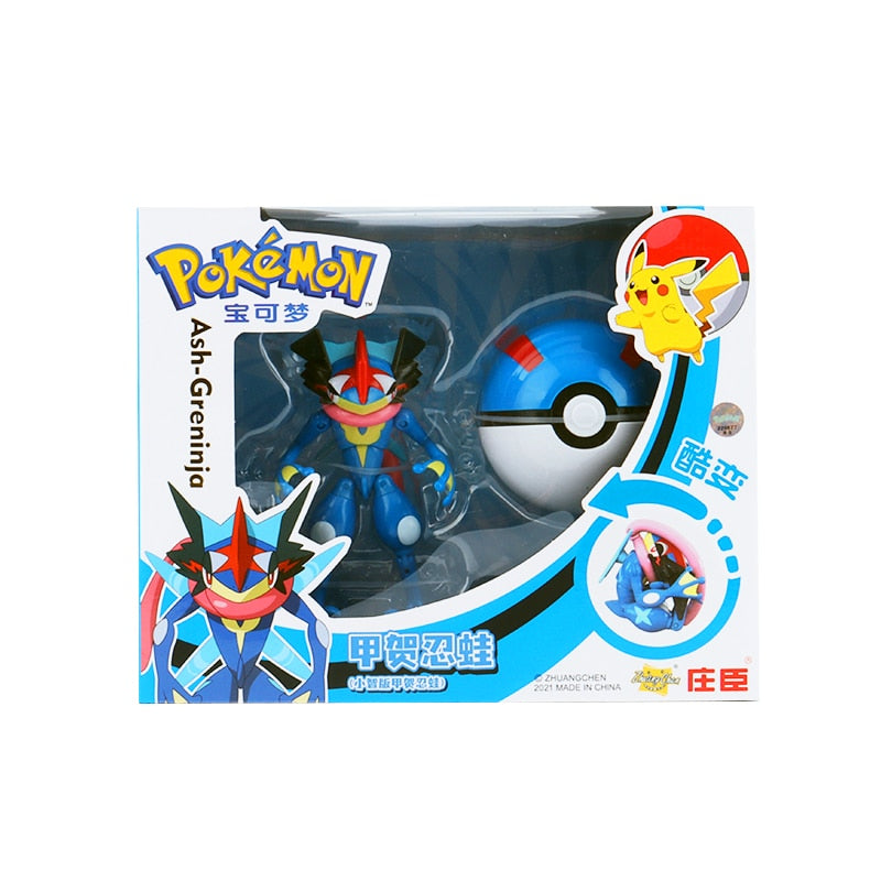 Pokemon figurine retractable dans pokeball avec boite originale