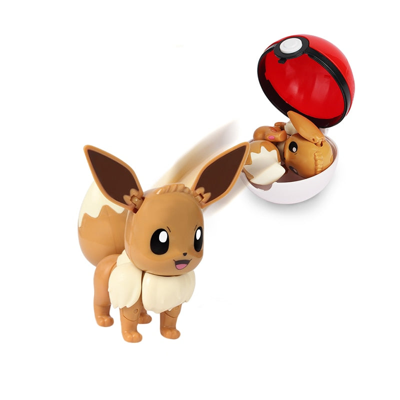 Pokemon figurine retractable dans pokeball avec boite originale