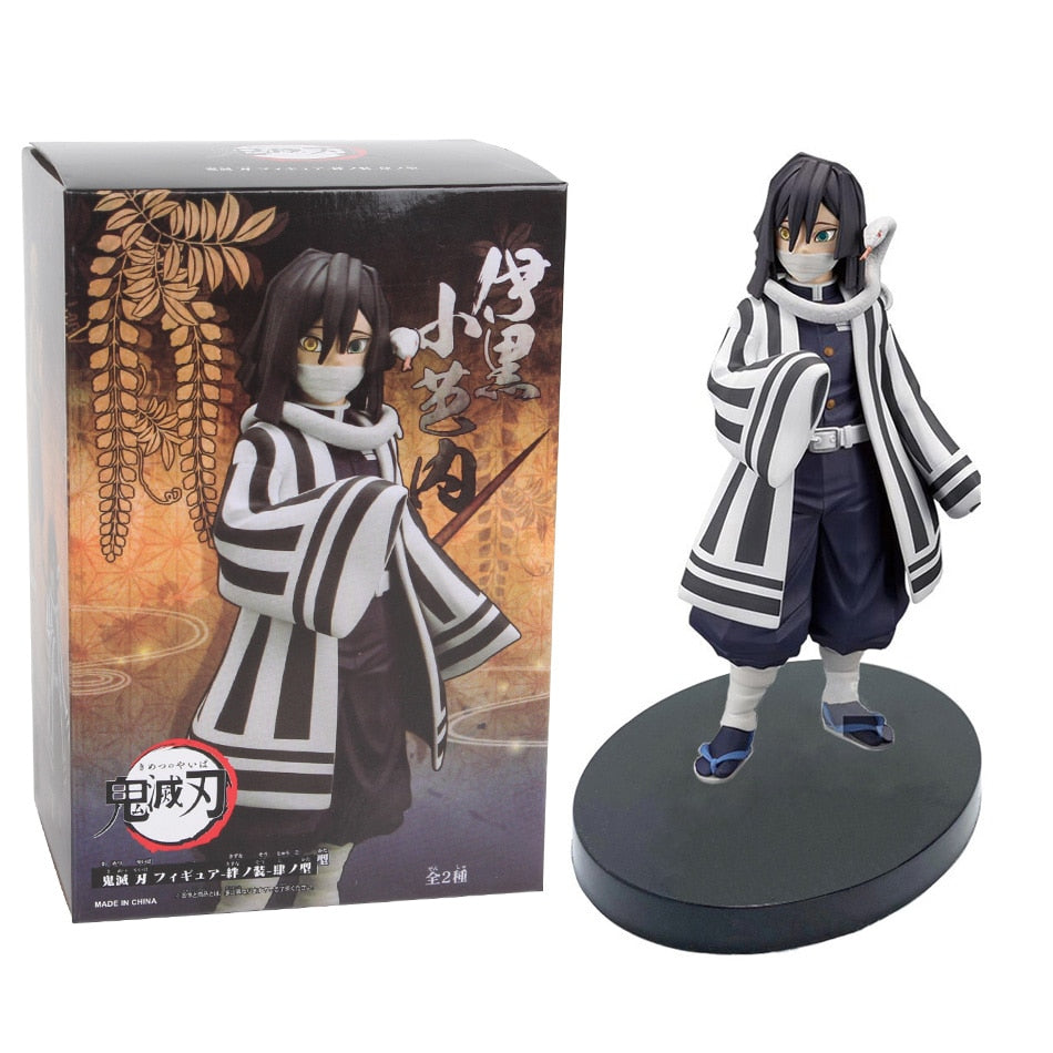 Figurine Demon Slayer Figure Kamado Tanjirou Nezuko Action Figures PVC Model Toys Zenitsu Figurine Inosuke Kimetsu No Yaiba statuette collection manga