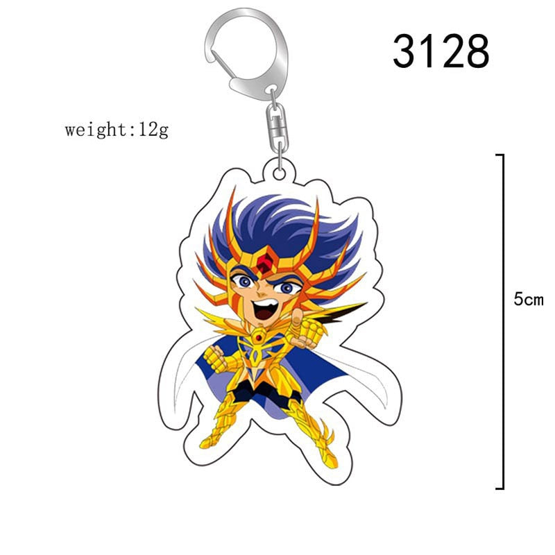 Porte clef Saint Seiya chevalier d'or au choix accessoires gold saints