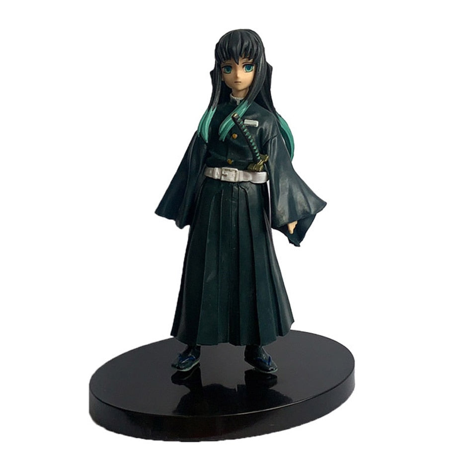 Figurine Demon Slayer Figure Kamado Tanjirou Nezuko Action Figures PVC Model Toys Zenitsu Figurine Inosuke Kimetsu No Yaiba statuette collection manga