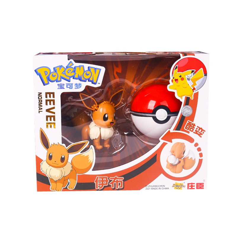 Pokemon figurine retractable dans pokeball avec boite originale