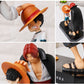 One Piece figurine  Luffy et Shanks 18 cm PVC Action Figures Toy 180mm One Piece Anime Monkey D Luffy Figurine Toys Doll