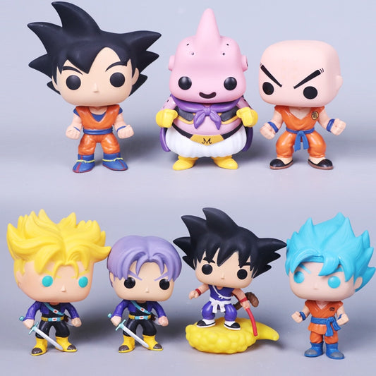 Figurine Dragon Ball style funko pop Toy Son Goku Action Figure Anime Super Vegeta Model Doll Pvc Collection Toys