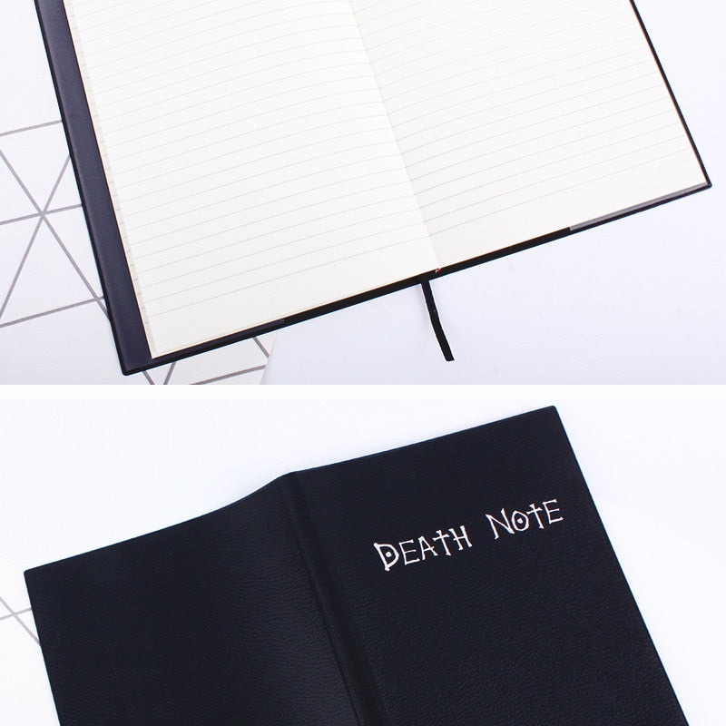 Livre Death Note Notebook Journal collier pendentif plume Feather Pen Animation Art Writing Journal Death Note