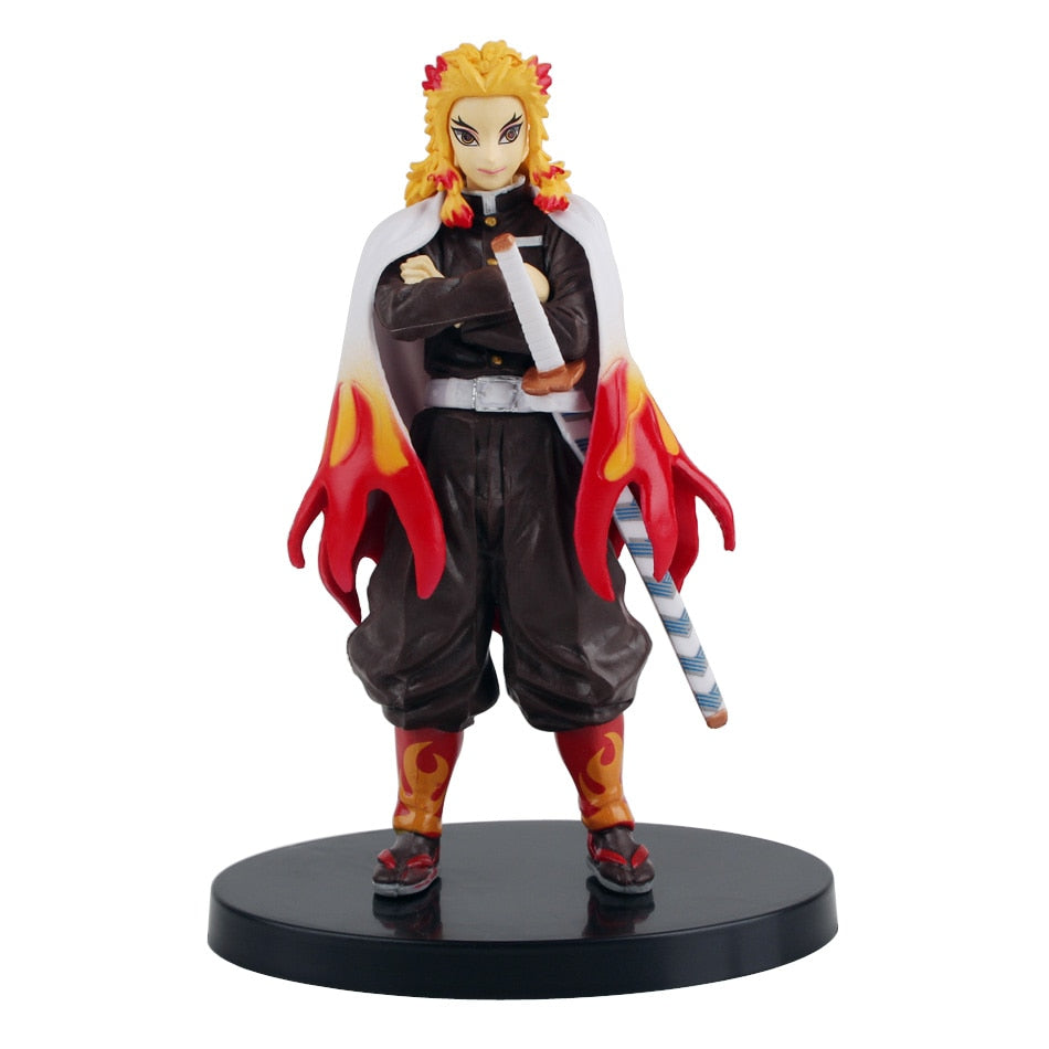 Figurine Demon Slayer Figure Kamado Tanjirou Nezuko Action Figures PVC Model Toys Zenitsu Figurine Inosuke Kimetsu No Yaiba statuette collection manga