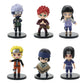 Figurines naruto lot de 12 statuettes collectoon manga sasuke kakashi gaara naruto sakura hinata jiraya itachi