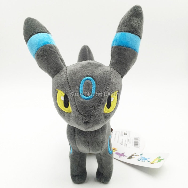 Peluche pokemon toutes les evolutions d'evoli 16-23CM Shiny Umbreon Cartoon Animal Stuffed Peluche For Kids doudou enfant