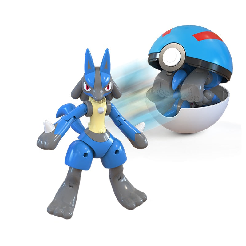 Pokemon figurine retractable dans pokeball avec boite originale