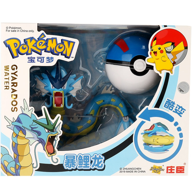 Pokemon figurine retractable dans pokeball avec boite originale