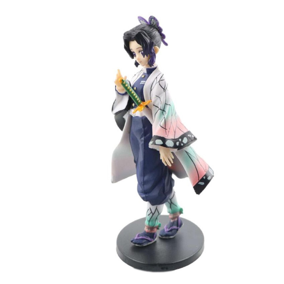 Figurine Demon Slayer Figure Kamado Tanjirou Nezuko Action Figures PVC Model Toys Zenitsu Figurine Inosuke Kimetsu No Yaiba statuette collection manga