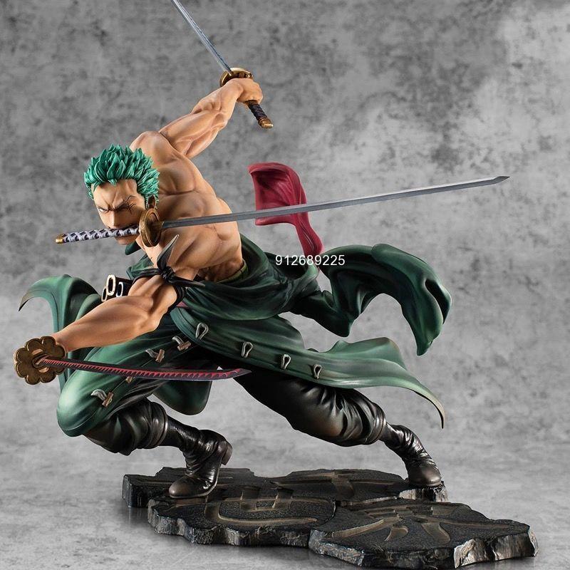 One Piece figurine zoro roronoa Anime Figure GK Roronoa Zoro Action PVC Anime Figurine Model Decoration statuette Collection manga DIY Kids Toys Gift 12CM