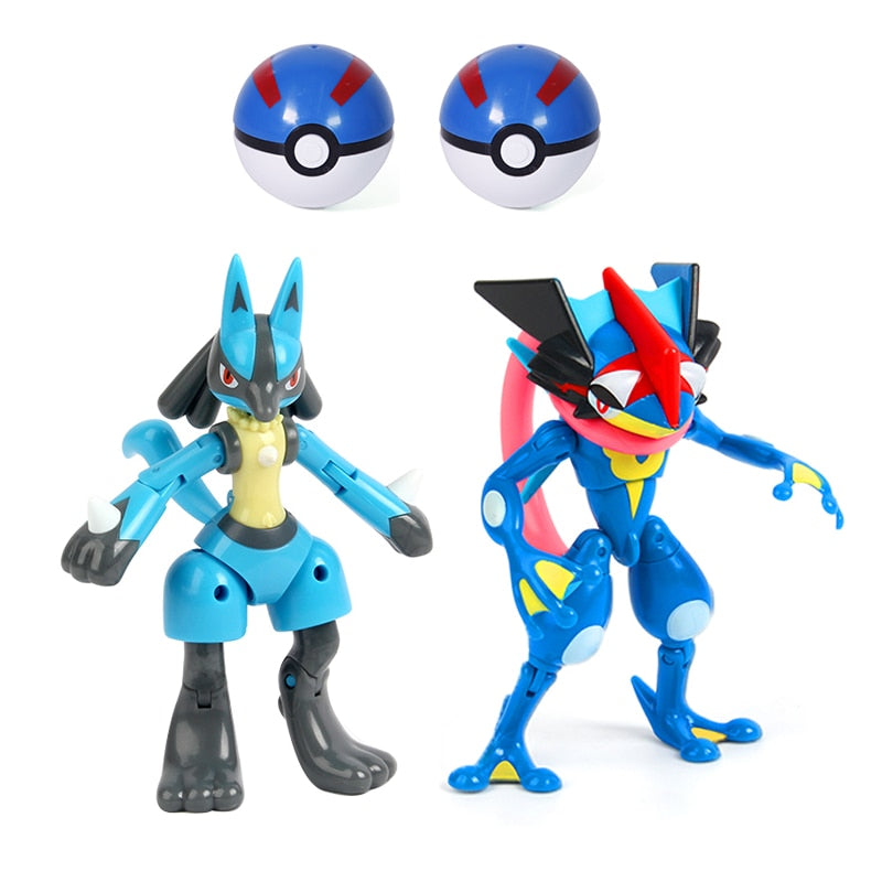 Pokemon figurine retractable dans pokeball avec boite originale