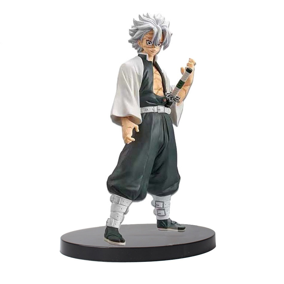 Figurine Demon Slayer Figure Kamado Tanjirou Nezuko Action Figures PVC Model Toys Zenitsu Figurine Inosuke Kimetsu No Yaiba statuette collection manga