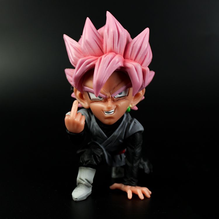 Figurine Dragon Ball Z doigt d'honneur  Majin Buu statuette  Collection manga Figurine