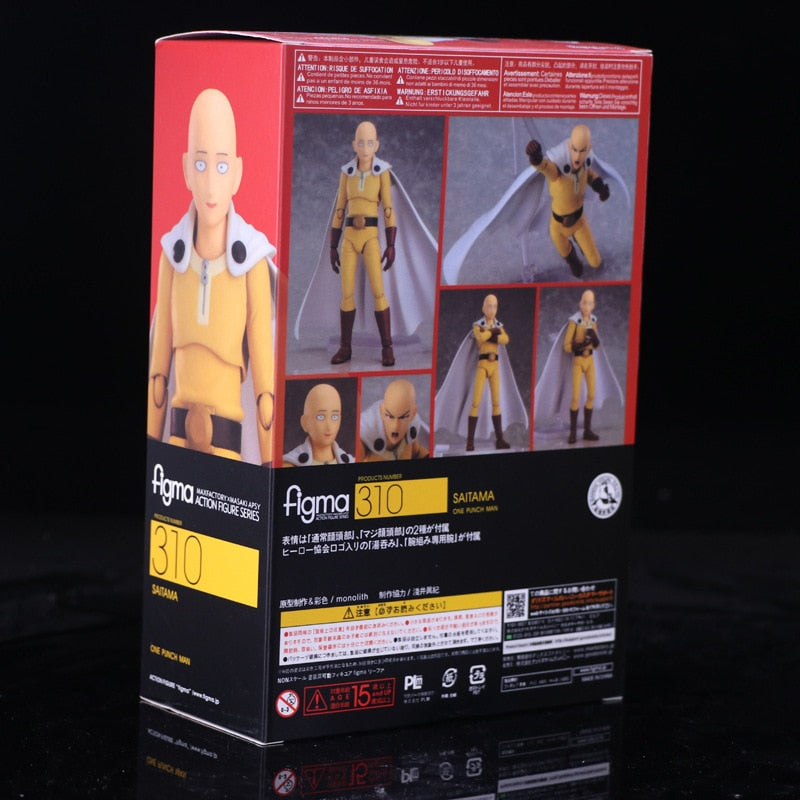 Figurine  Saitama One Punch Man statuette articulé collection manga Figma 310 PVC Action Figure Collectible