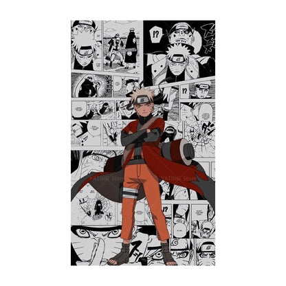 Naruto toile en cotton  Anime  Uzumaki Poster HD  Decoration Murale manga sans cadre