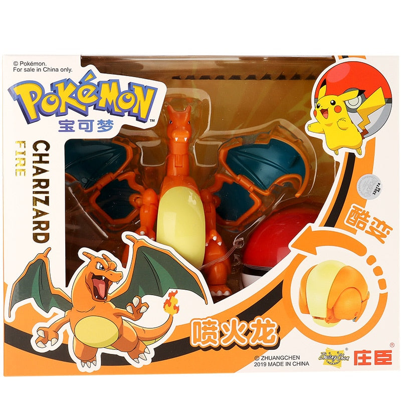 Pokemon figurine retractable dans pokeball avec boite originale