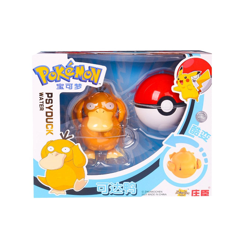 Pokemon figurine retractable dans pokeball avec boite originale