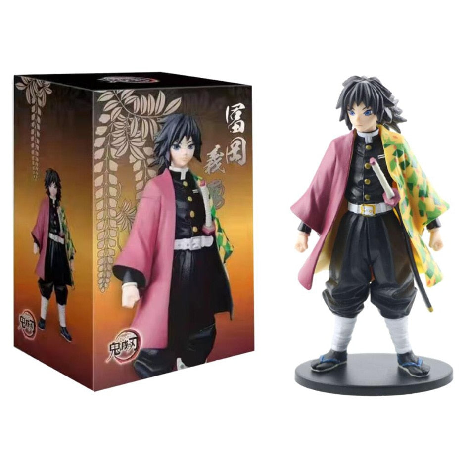 Figurine Demon Slayer Figure Kamado Tanjirou Nezuko Action Figures PVC Model Toys Zenitsu Figurine Inosuke Kimetsu No Yaiba statuette collection manga