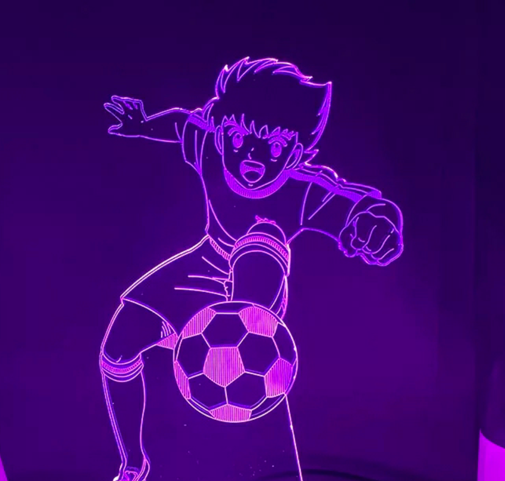 Veilleuse olive et tom lampe led 16 couleurs captain tsubasa