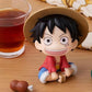 7Cm One Piece Anime Figure Monkey D Luffy Roronoa Zoro Kawaii Toys Q Figural Car Decoration Pvc Figurine Model Children Gift