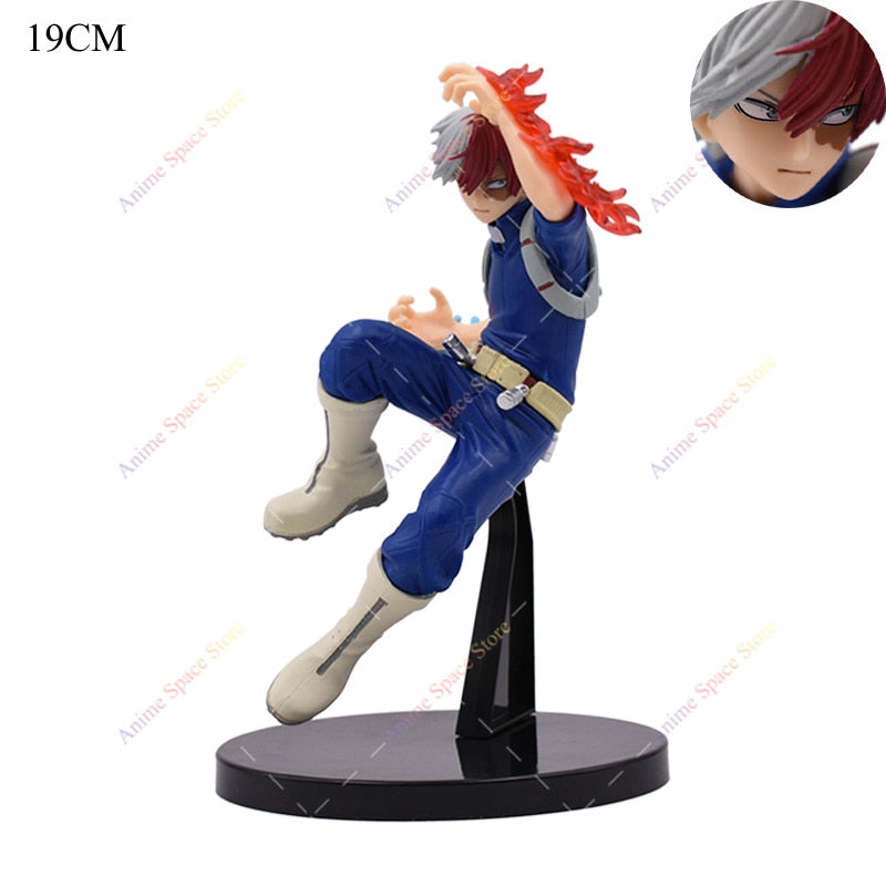 Figurine My Hero Academia Izuku Midoriya Shouto Todorok Bakugou Cross my body PVC Action Amazing Hero Toys statuette collection manga entre 16 et 24cm