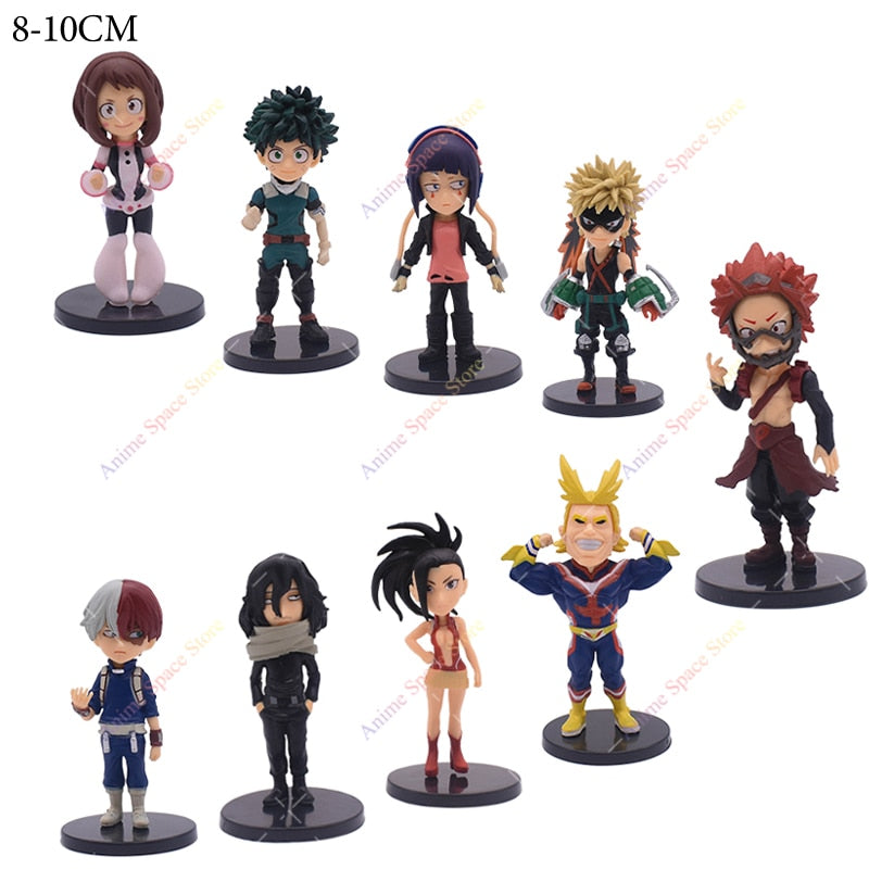 Figurine My Hero Academia Izuku Midoriya Shouto Todorok Bakugou Cross my body PVC Action Amazing Hero Toys statuette collection manga entre 16 et 24cm