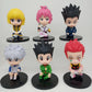 Anime Hunter x Hunter Figure Killua Zoldyck Gon Freecss Action Figure Kurapika Hisoka Kulolo Lushilufelu Figurine Collection Toy