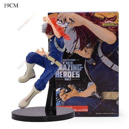 Figurine My Hero Academia Izuku Midoriya Shouto Todorok Bakugou Cross my body PVC Action Amazing Hero Toys statuette collection manga entre 16 et 24cm