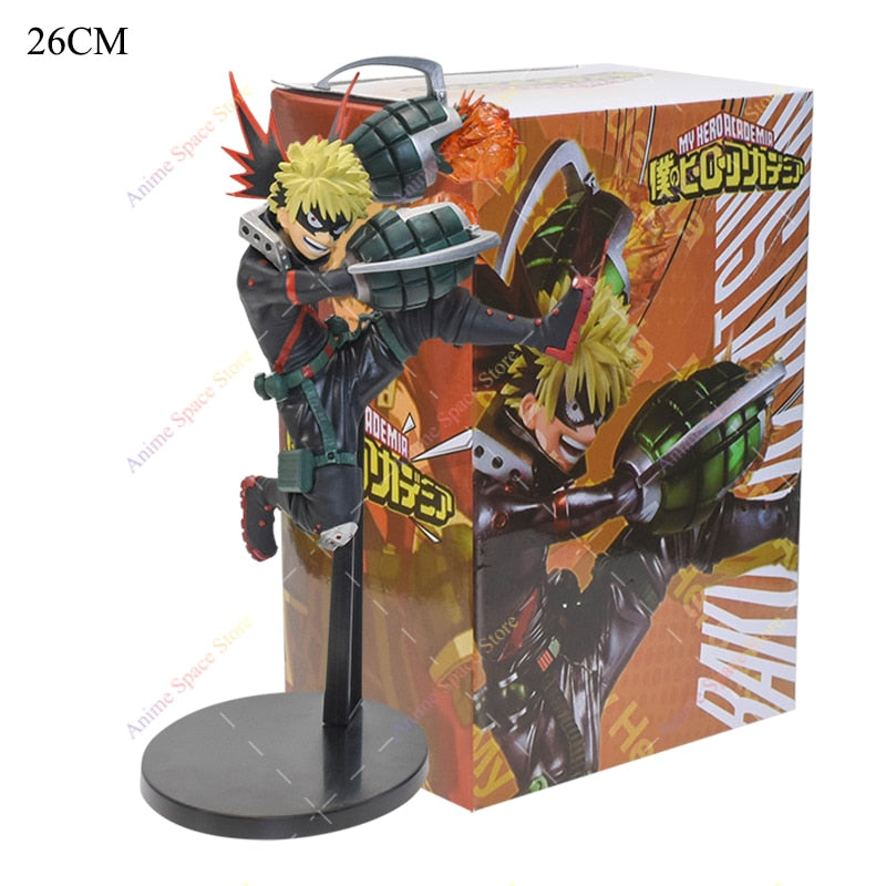 Figurine My Hero Academia Izuku Midoriya Shouto Todorok Bakugou Cross my body PVC Action Amazing Hero Toys statuette collection manga entre 16 et 24cm