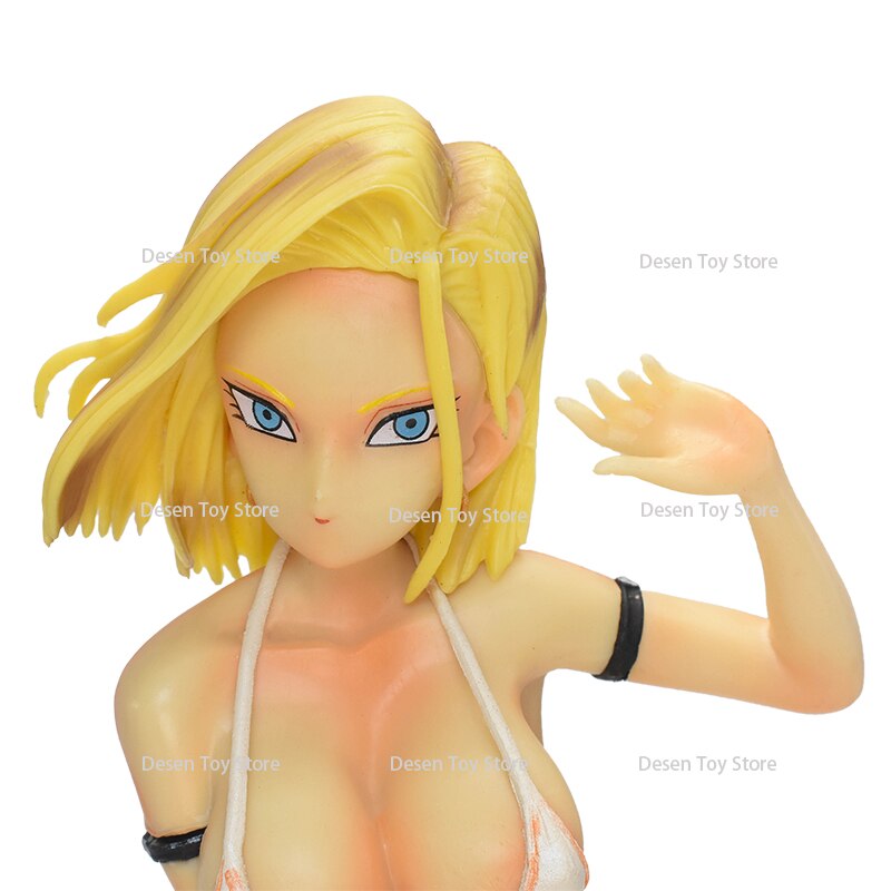 Figurine sexy Dragon Ball Z  chichi ou C18 statuette  maillot de bain collection manga