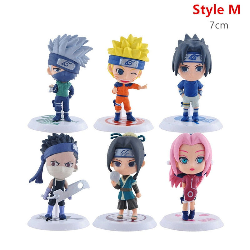 Figurines Naruto Sakura Action Figures Uchiha Gaara Kakashi Model PVC Anime Figurines  Decoration Collection manga