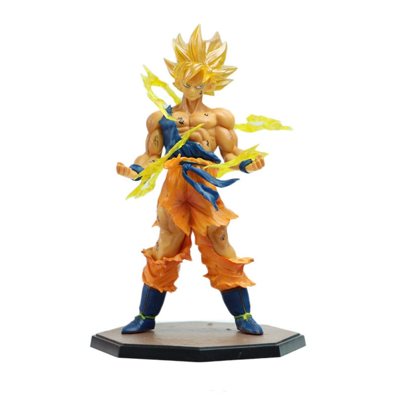 Figurinec Son Goku Super Sayan 16 cm Figure Anime Dragon Ball Goku DBZ Action Figure Model Gifts Collectible Figurines