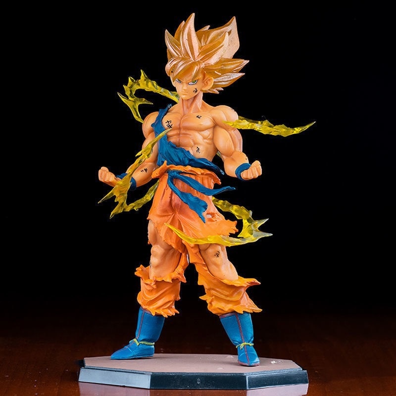 Figurinec Son Goku Super Sayan 16 cm Figure Anime Dragon Ball Goku DBZ Action Figure Model Gifts Collectible Figurines