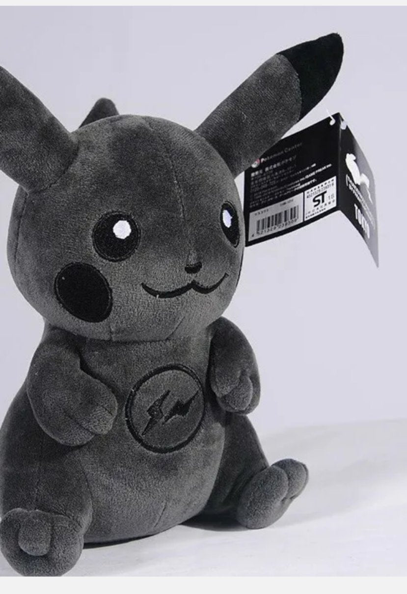 Pokemon peluche pikachu black 25 cm doudou