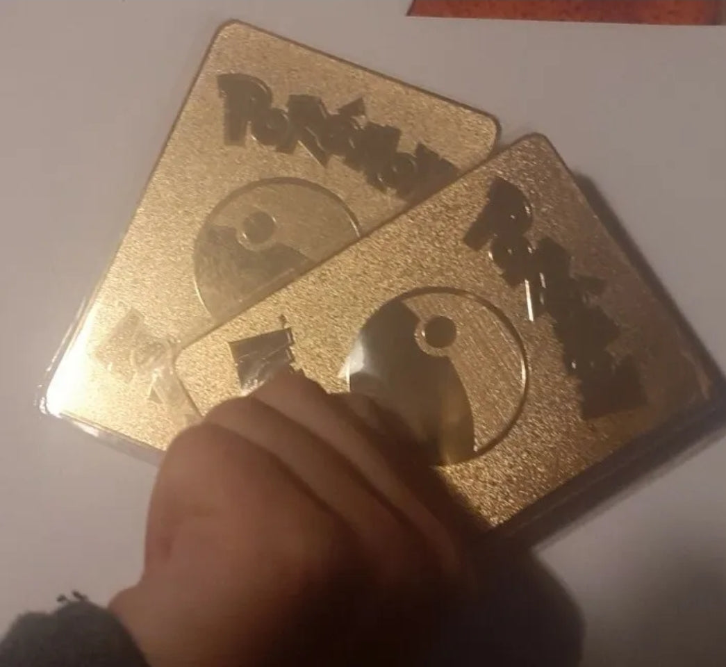 Pokemon cartes metal version francaise 12 pieces
