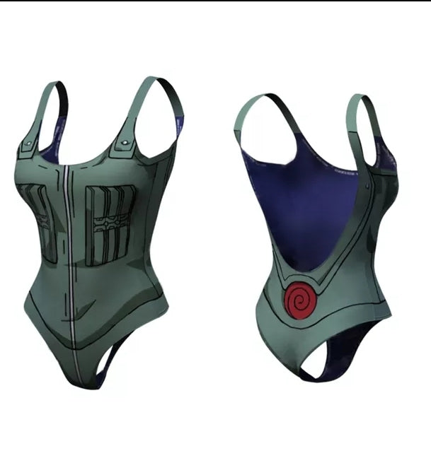 Dragon ball maillot de bain 1 piece body sechage rapide ou version naruto