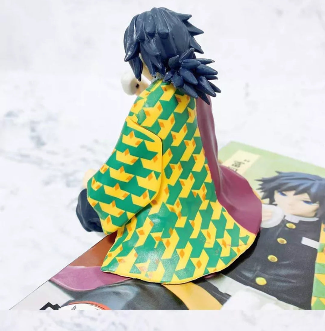 Figurine demon slayer assis statuette decoration collection manga