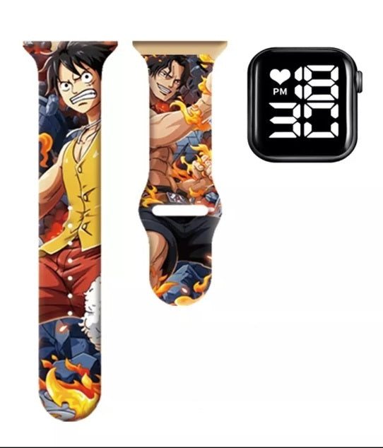 Montre one piece numerique led