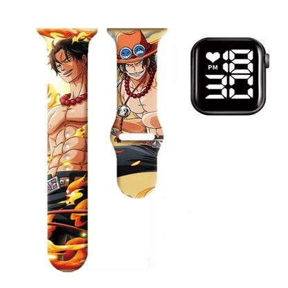 Montre one piece numerique led