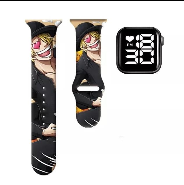 Montre one piece numerique led