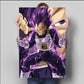 Toile dragon ball vegeta ultra ego haute qualité en coton