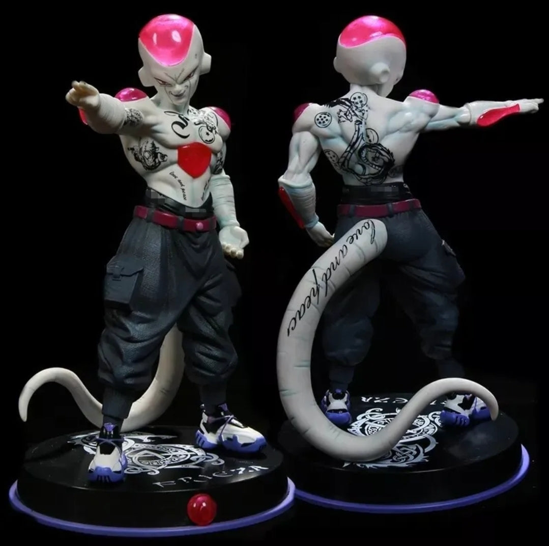 Dragon ball figurine freezer gangster hip hop tatoué 26cm