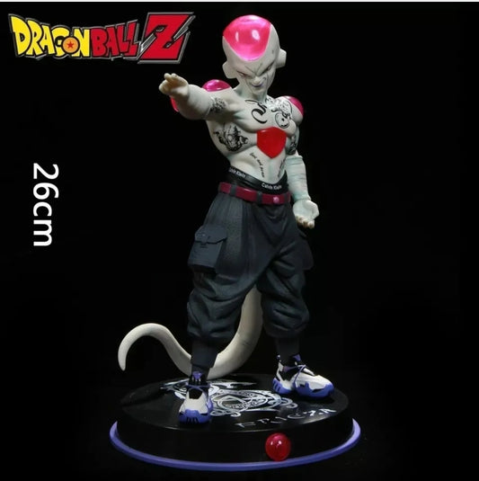 Dragon ball figurine freezer gangster hip hop tatoué 26cm