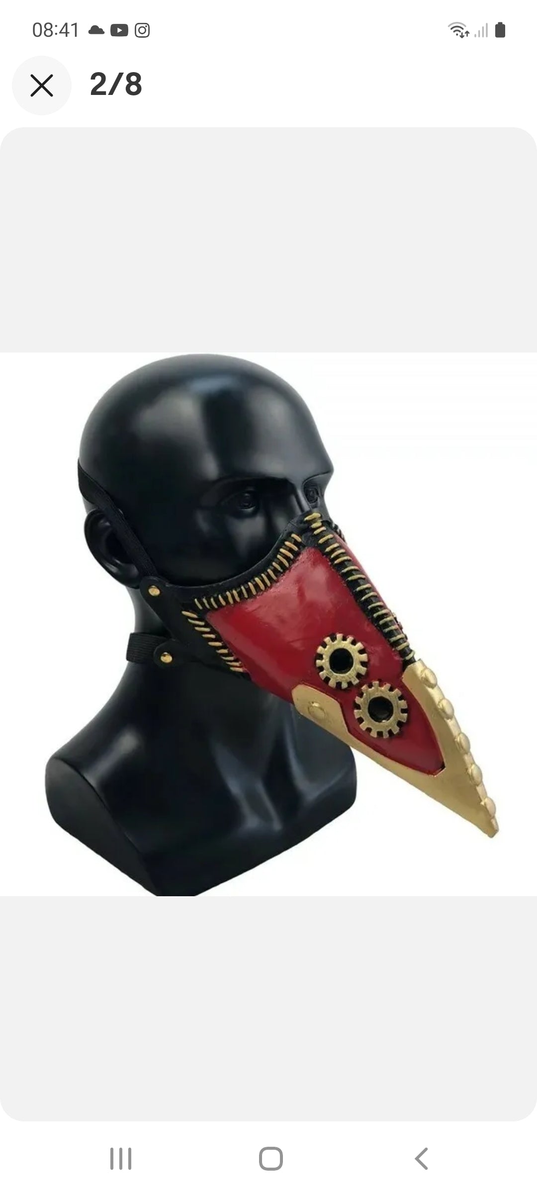 My hero academia Masque overhaul cosplay manga steampunk