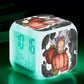 Reveil one punch man led 7 couleurs veilleuse et thermometre